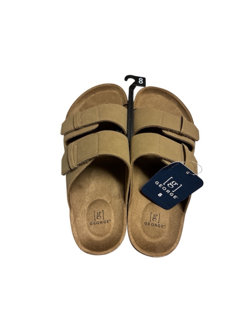 George Men's Hip Strap Sandals in Tan